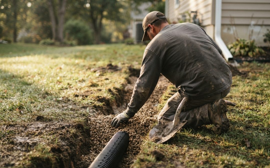 Drainage System Installation Options for Managing Water Problems in Warren, NJ